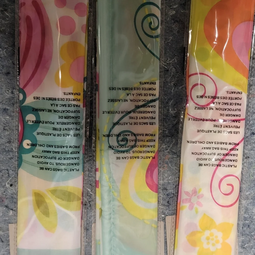 Colorful Garden Flags Set‎ of 3 New